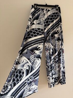 ANNE NAMBA Wide-Leg Pant Pants, Size Medium